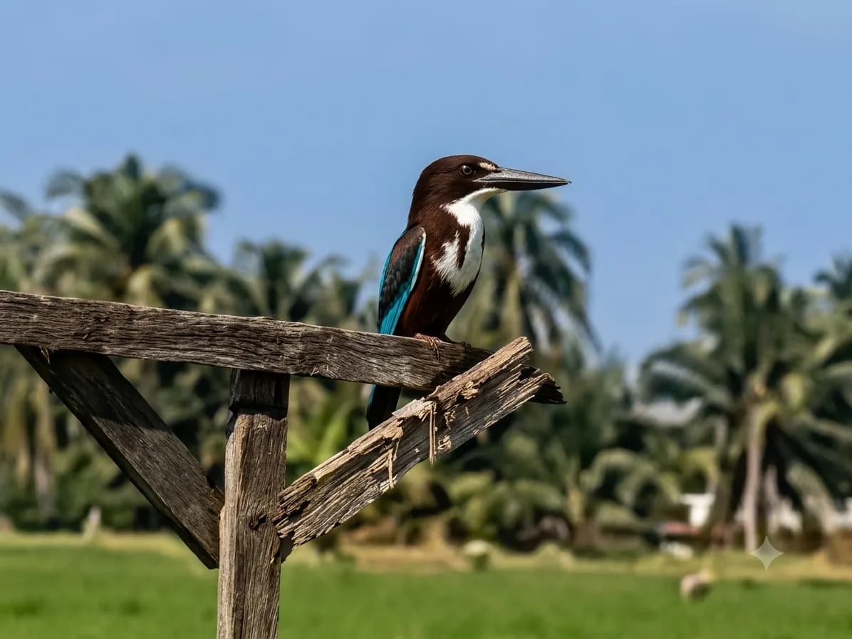 White Throated King-fisher