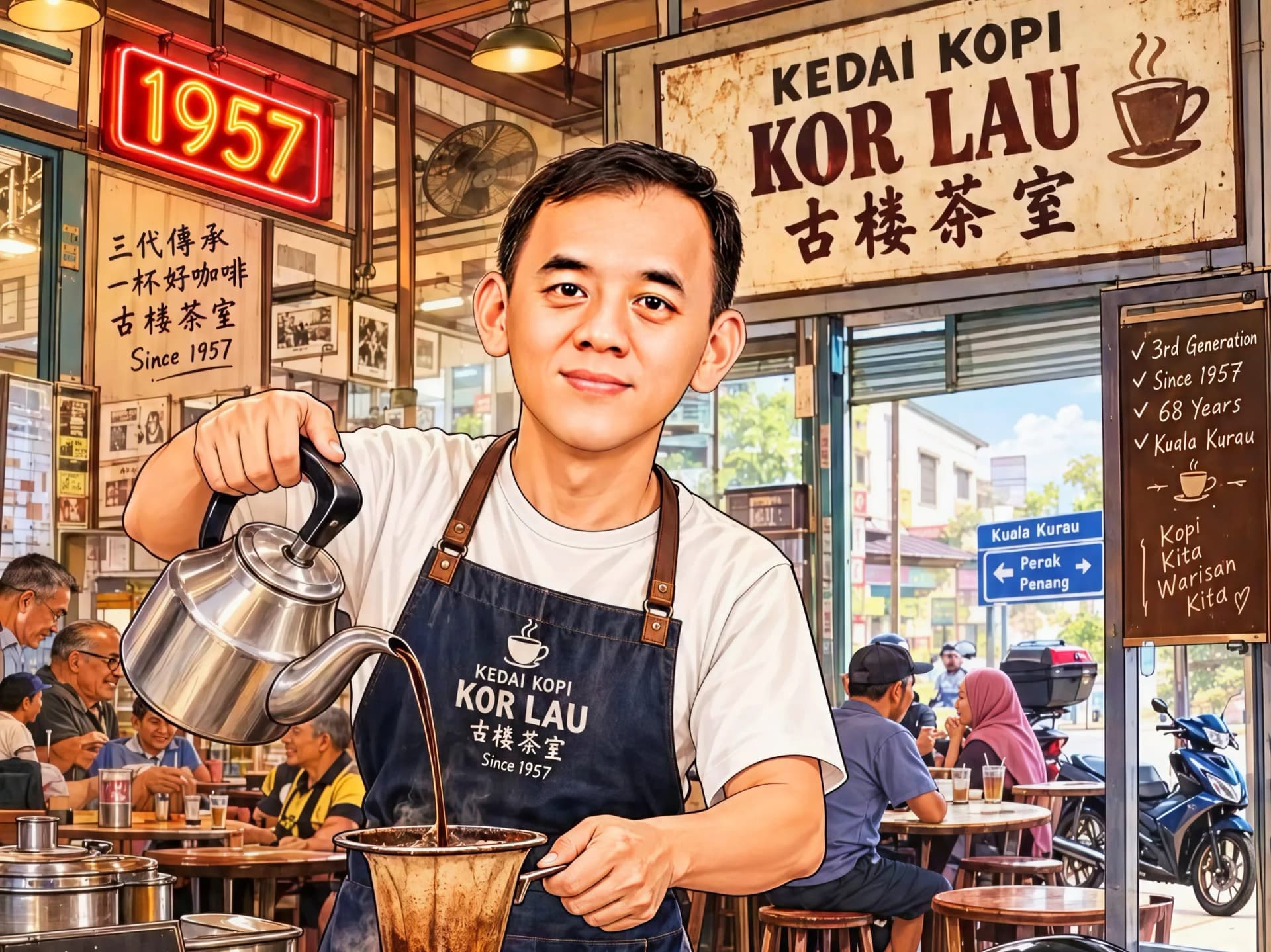 Kedai Kopi Kor Lau (古楼茶室)