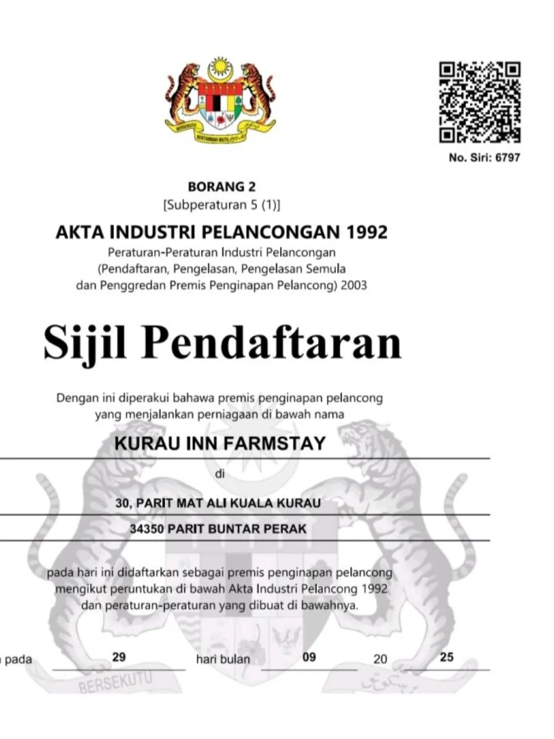 Sijil Suruhanjaya Syarikat Malaysia (SSM)